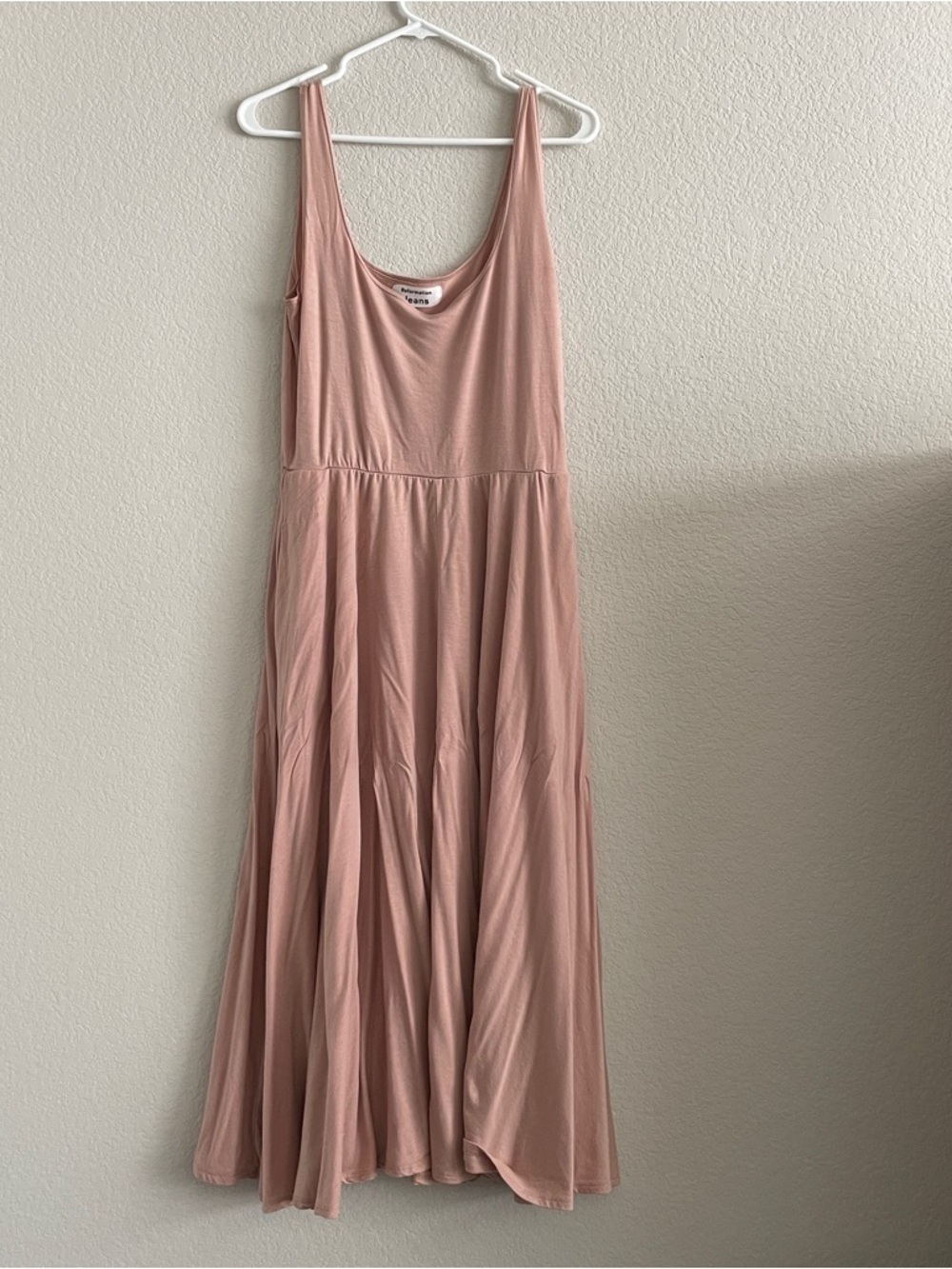 Reformation Rou Dress in Dusty Rose
